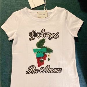 Girls GUCCI L’ Aveugle Par Amour Shirt